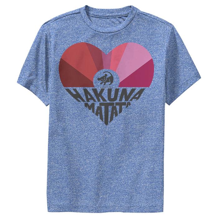 fifth sun Boy's Lion King Simba Hakuna Matata Heart Performance Tee