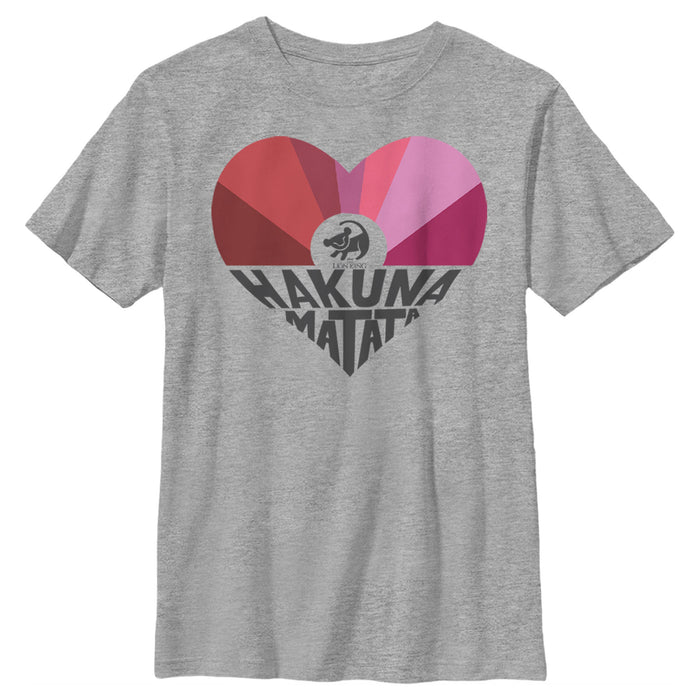 fifth sun Boy's Lion King Simba Hakuna Matata Heart T-Shirt