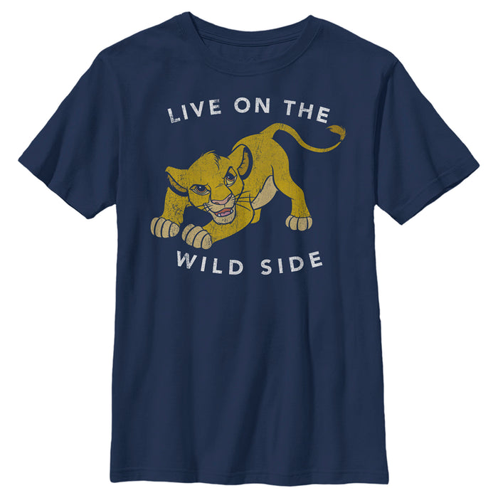 fifth sun Boy's Lion King Simba Live on the Wild Side T-Shirt