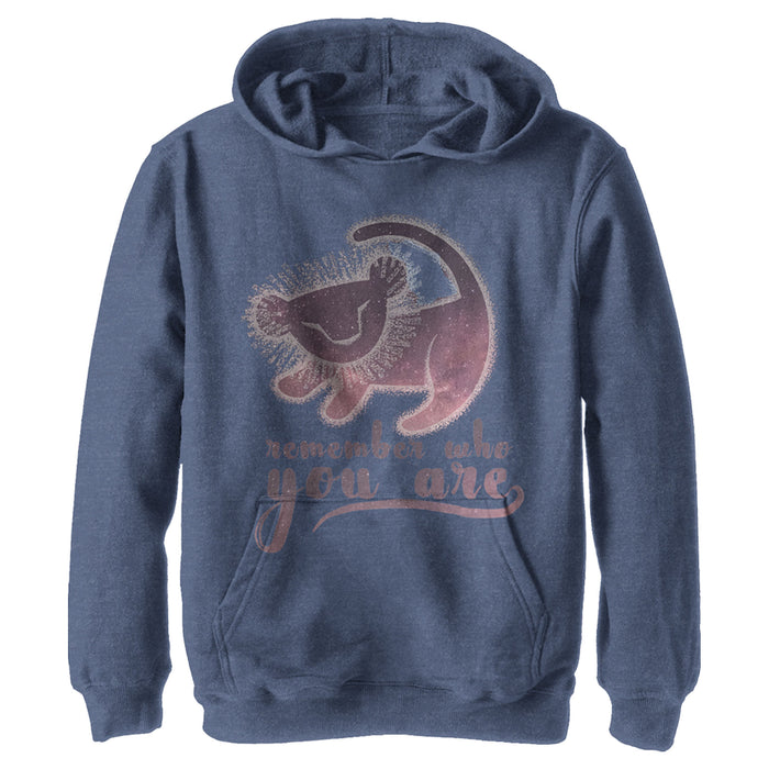 Fifth Sun Boy's Lion King Simba Remember Who You Are Pull Over Hoodie