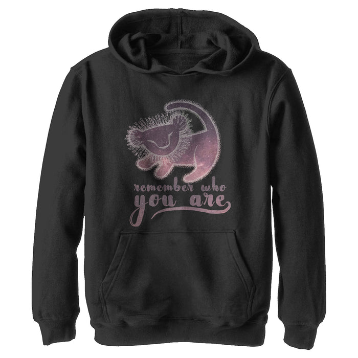 fifth sun Boy's Lion King Simba Remember Who You Are Pull Over Hoodie