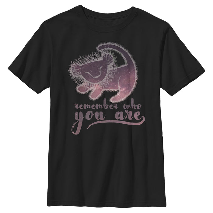 fifth sun Boy's Lion King Simba Remember Who You Are T-Shirt