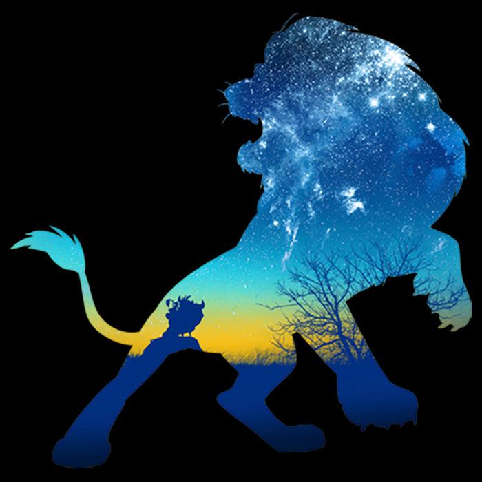 Fifth Sun Boy's Lion King Simba Sky Silhouette T-Shirt