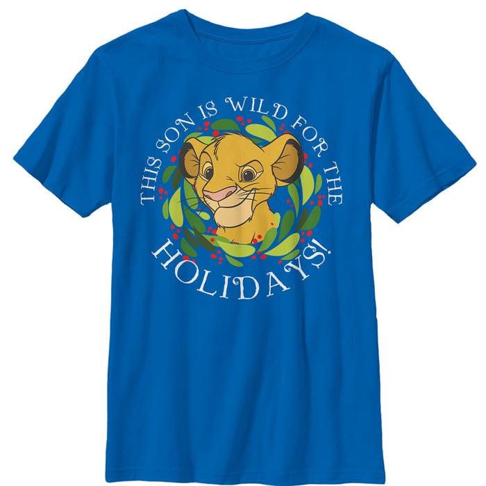 fifth sun Boy's Lion King Son Wild for Holidays T-Shirt