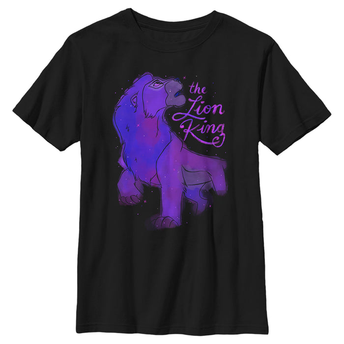 fifth sun Boy's Lion King Starry Airbrush Simba T-Shirt