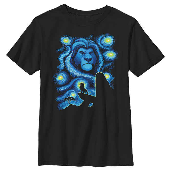 fifth sun Boy's Lion King Starry Night Pride Rock T-Shirt