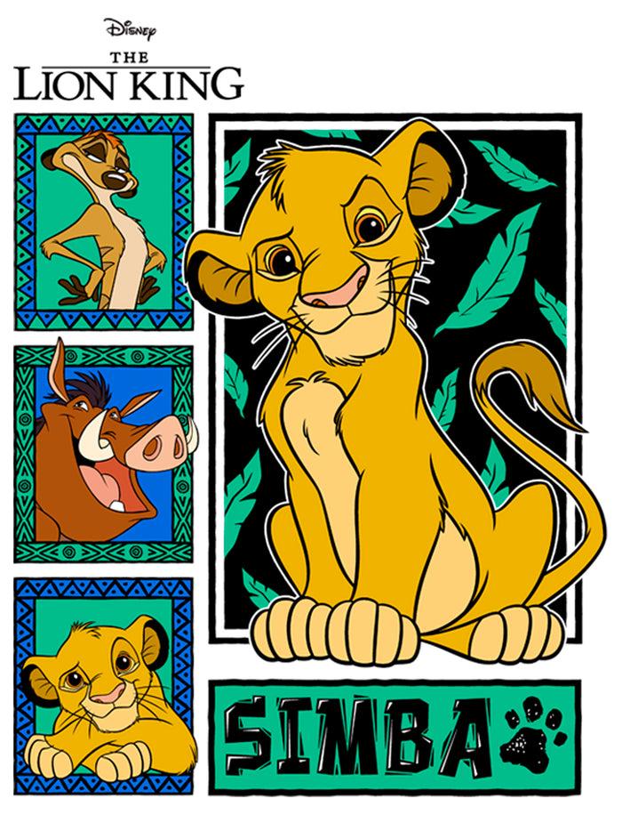 Fifth Sun Boy's Lion King Three Best Friends Panel T-Shirt