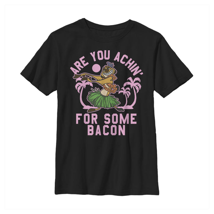 fifth sun Boy's Lion King Timon Achin' for Bacon T-Shirt