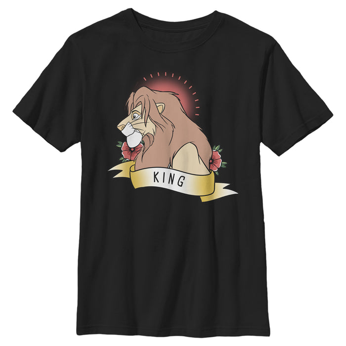 fifth sun Boy's Lion King Valentine Simba King T-Shirt