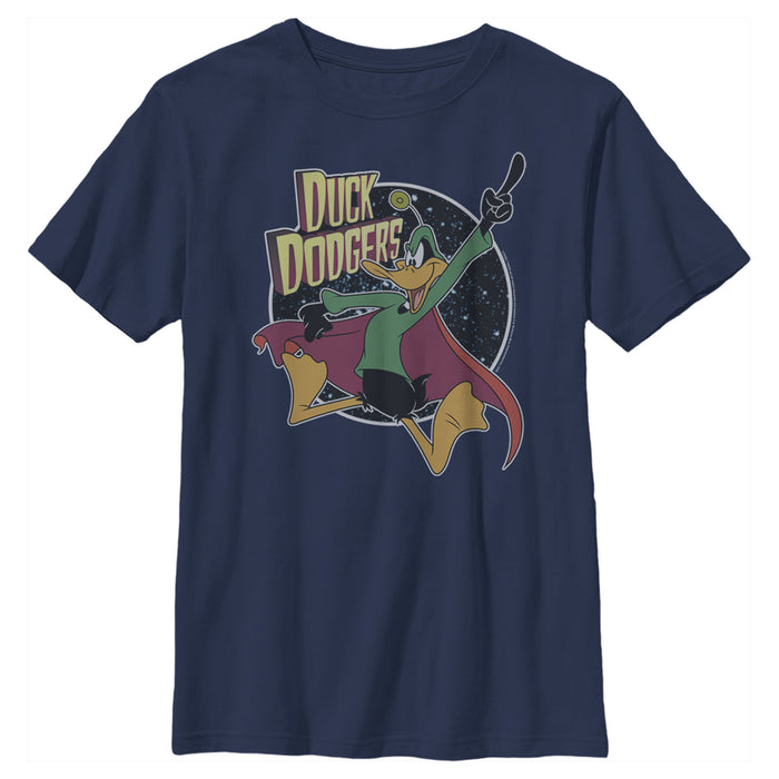 fifth sun Boy's Looney Tunes Duck Dodgers in Space T-Shirt