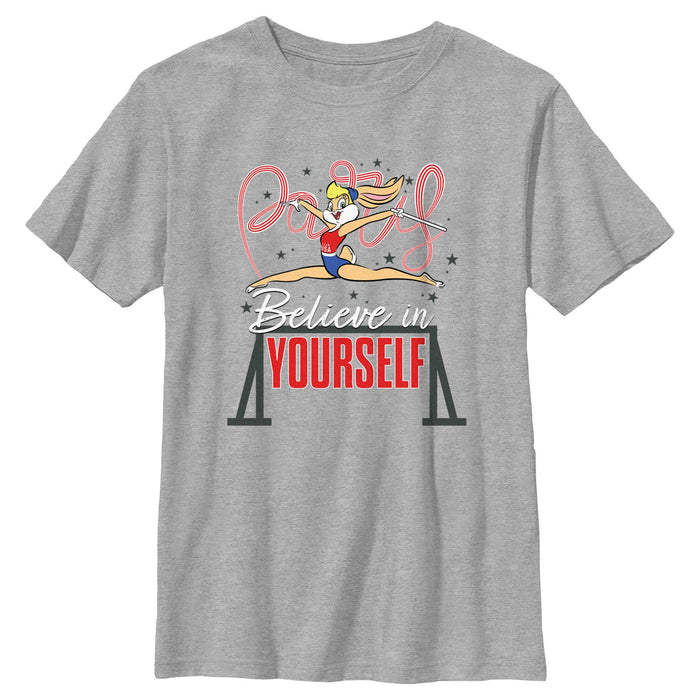 fifth sun Boy's Looney Tunes Lola Bunny Believe in Yourself T-Shirt