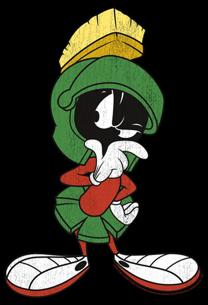 Fifth Sun Boy's Looney Tunes Marvin The Martian Thinking T-Shirt