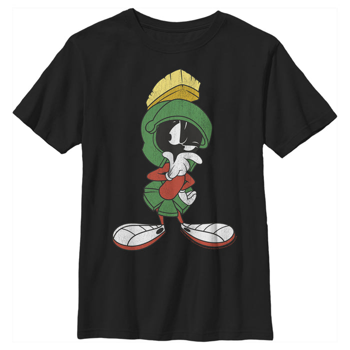 fifth sun Boy's Looney Tunes Marvin the Martian Thinking T-Shirt
