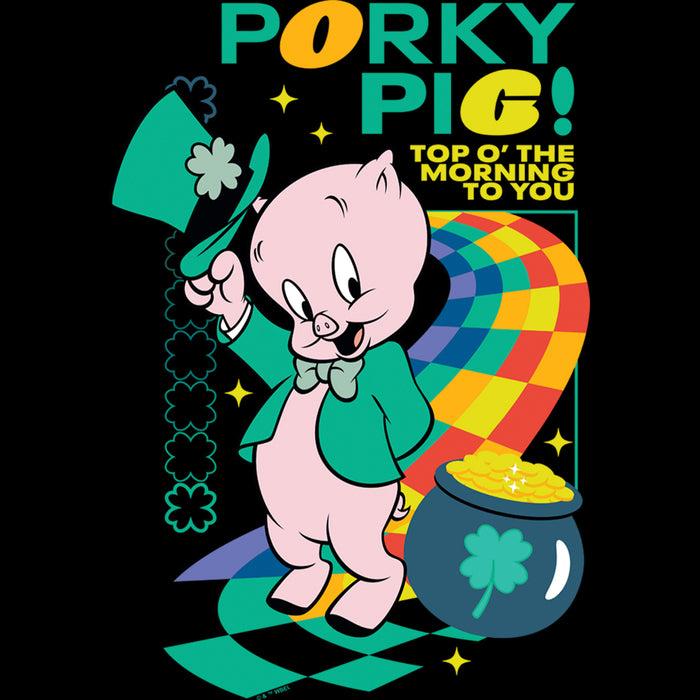 Fifth Sun Boy's Looney Tunes Porky Top O’ The Morning To You T-Shirt