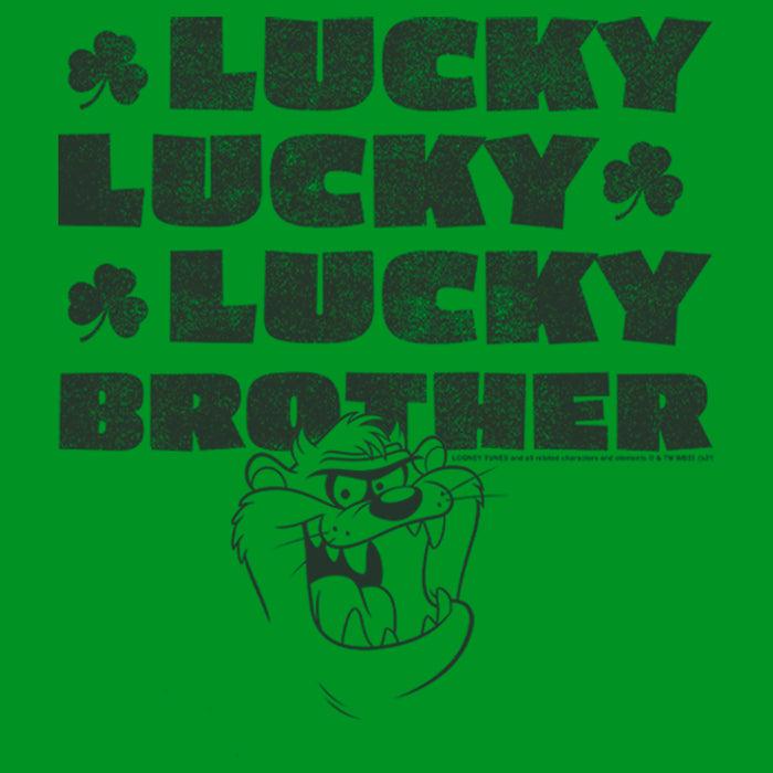 Fifth Sun Boy's Looney Tunes St. Patrick's Day Taz Lucky Lucky Lucky Brother T-Shirt