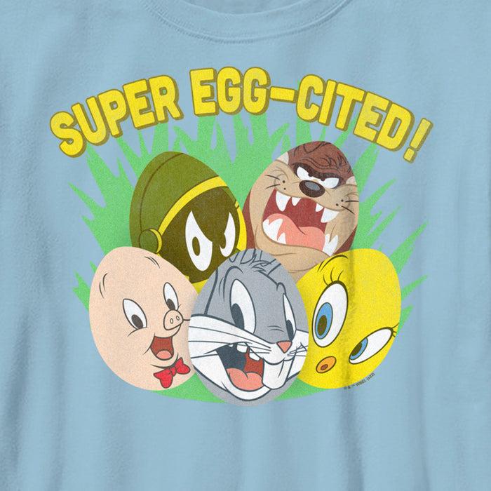 Fifth Sun Boy's Looney Tunes Super Egg-Cited Group Portrait T-Shirt