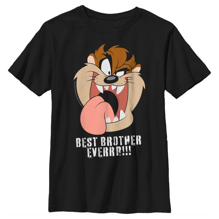 fifth sun Boy's Looney Tunes Taz Best Brother Everrr T-Shirt