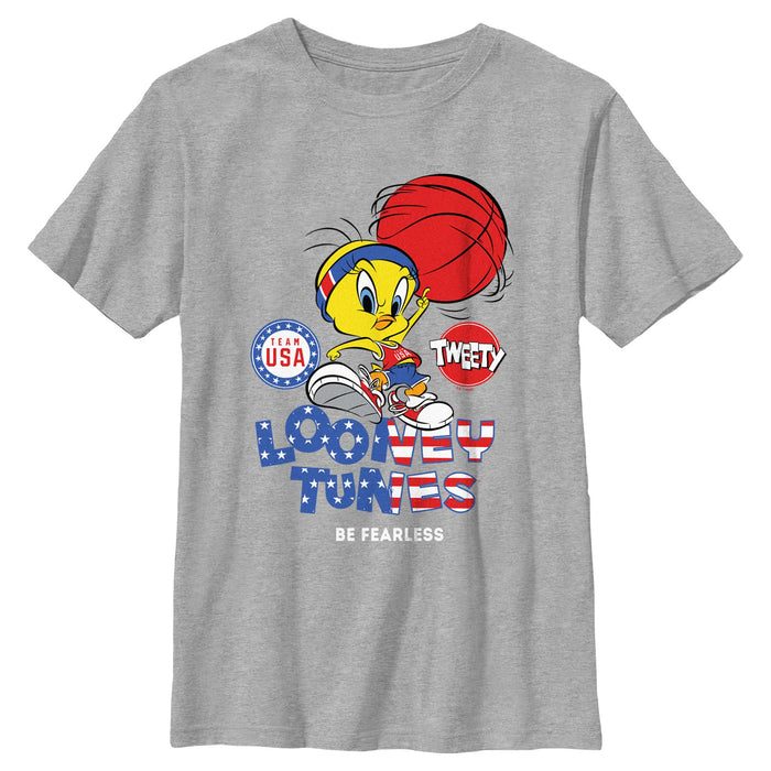 fifth sun Boy's Looney Tunes Tweety Be Fearless T-Shirt