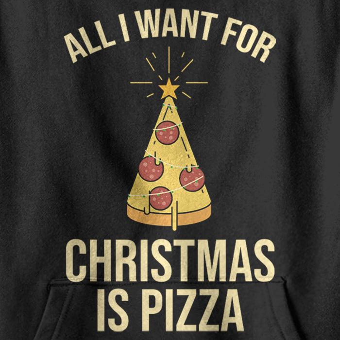 Fifth Sun Boy's Lost Gods Christmas Is Pizza Pull Over Hoodie