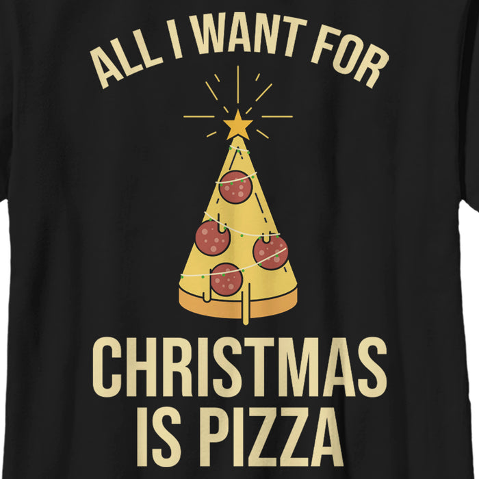 Fifth Sun Boy's Lost Gods Christmas Is Pizza T-Shirt