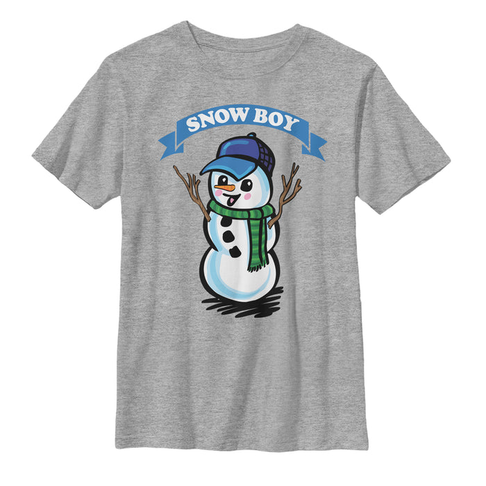 fifth sun Boy's Lost Gods Christmas Snow Boy T-Shirt