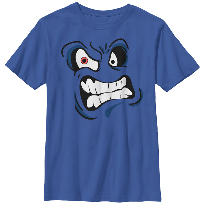 fifth sun Boy's Lost Gods Halloween Angry Monster Face T-Shirt