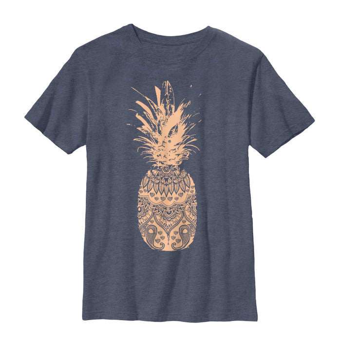 fifth sun Boy's Lost Gods Henna Print Pineapple T-Shirt