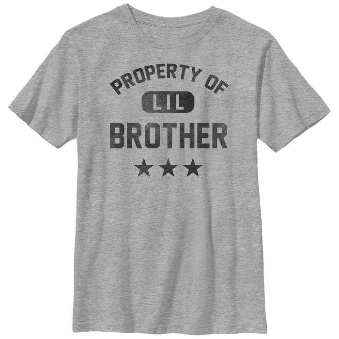 fifth sun Boy's Lost Gods Property of Little Brother T-Shirt