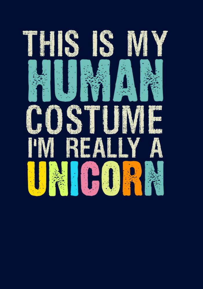 Fifth Sun Boy's Lost Gods Unicorn In Human Costume T-Shirt