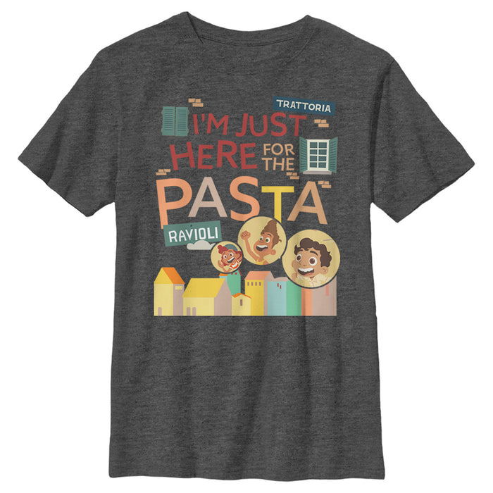 fifth sun Boy's Luca I'm Just Here for the Pasta T-Shirt