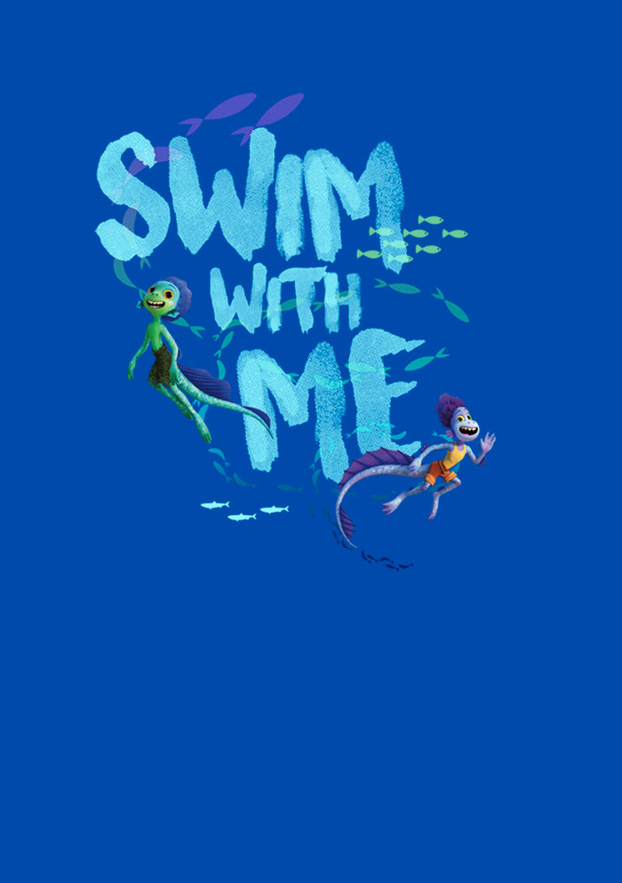 Fifth Sun Boy's Luca Swim With Me Sea Monsters T-Shirt