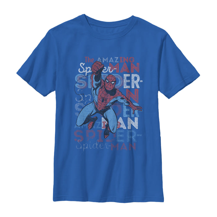 fifth sun Boy's Marvel Amazing Spider-Man Jump T-Shirt