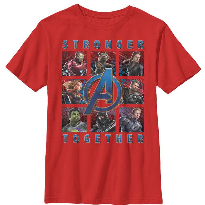 fifth sun Boy's Marvel Avengers: Endgame Stronger Together T-Shirt