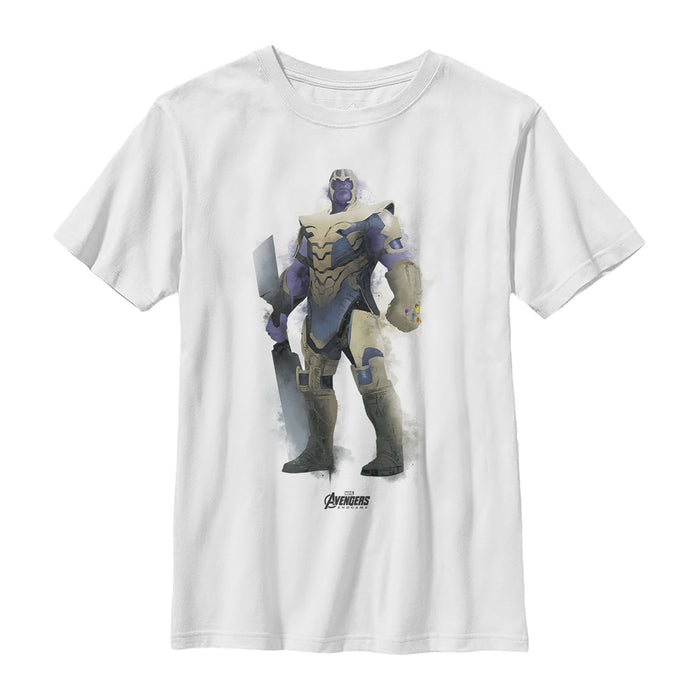 fifth sun Boy's Marvel Avengers: Endgame Thanos Spray Paint T-Shirt