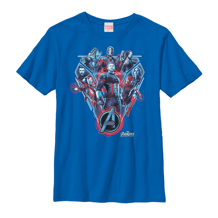 fifth sun Boy's Marvel Avengers: Infinity War Armor T-Shirt