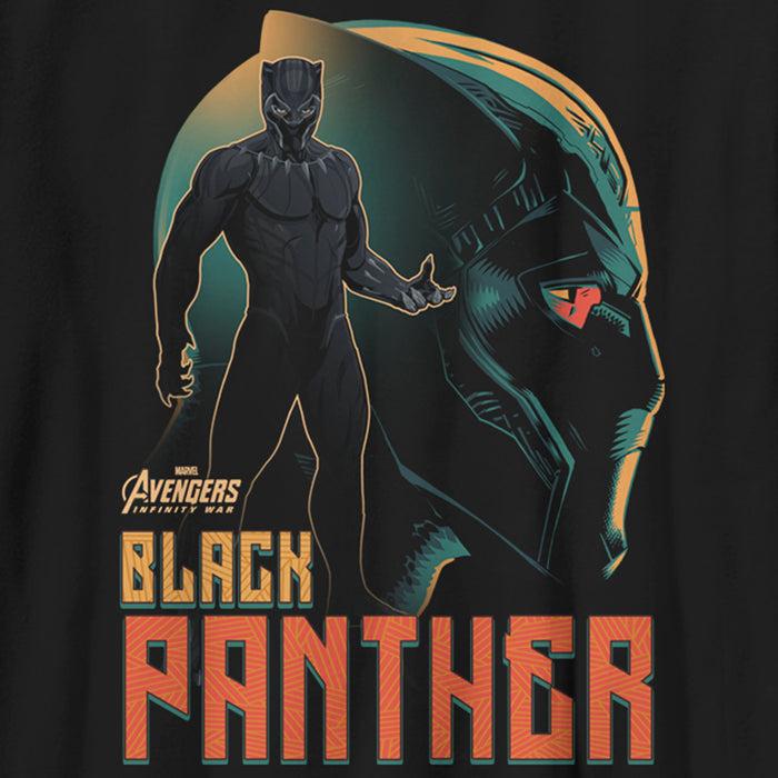 Fifth Sun Boy's Marvel Avengers: Infinity War Black Panther Portrait T-Shirt