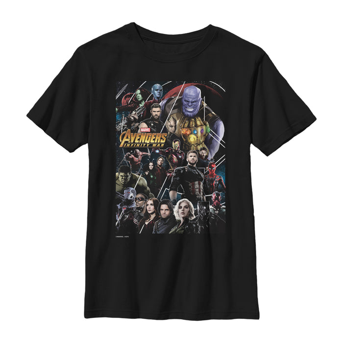 fifth sun Boy's Marvel Avengers: Infinity War Character View T-Shirt