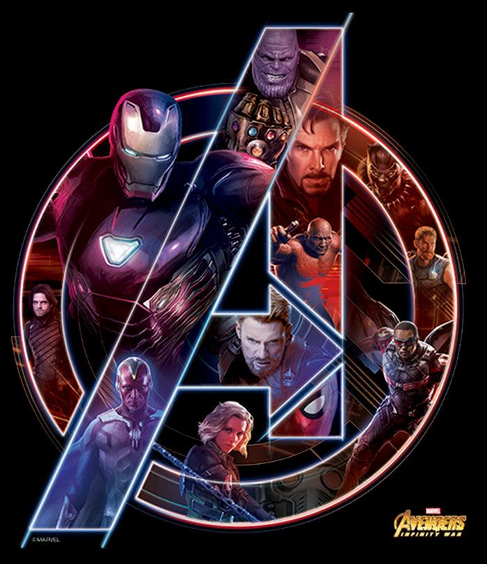 Fifth Sun Boy's Marvel Avengers: Infinity War Logo T-Shirt