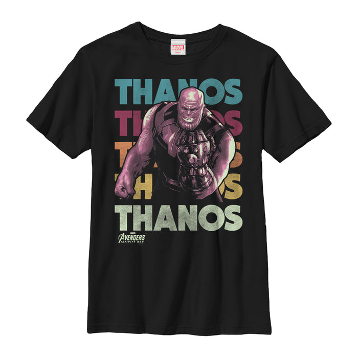 fifth sun Boy's Marvel Avengers: Infinity War Thanos Repeat T-Shirt