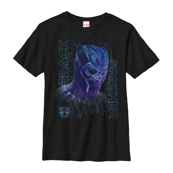 fifth sun Boy's Marvel Black Panther 2018 3D Pattern T-Shirt