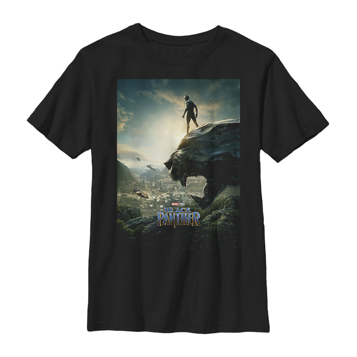 fifth sun Boy's Marvel Black Panther 2018 Epic View T-Shirt
