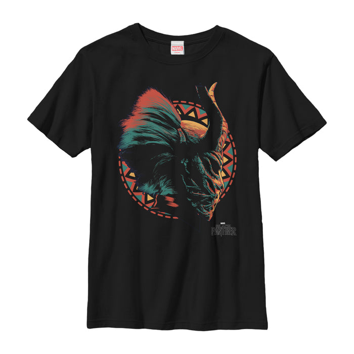 Fifth Sun Boy's Marvel Black Panther 2018 Killmonger's Mask T-Shirt