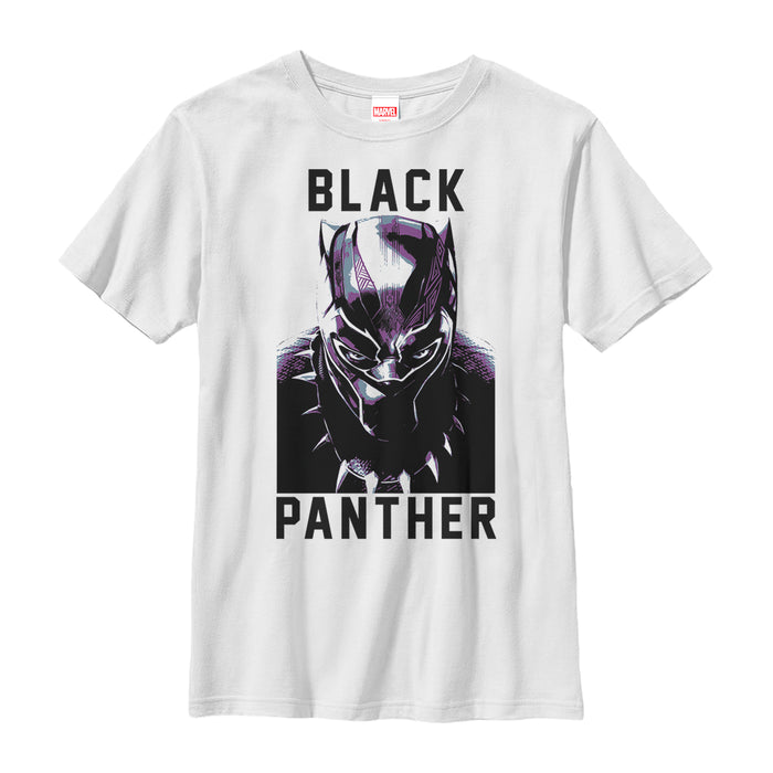 fifth sun Boy's Marvel Black Panther 2018 Portrait T-Shirt