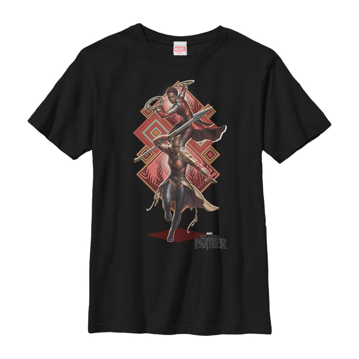 fifth sun Boy's Marvel Black Panther 2018 Special Forces T-Shirt