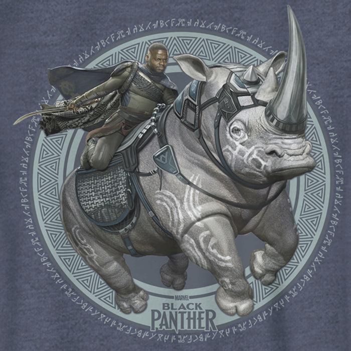 Fifth Sun Boy's Marvel Black Panther 2018 W'Kabi Emblem T-Shirt
