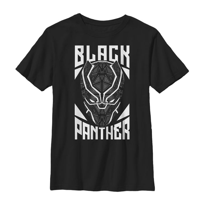 fifth sun Boy's Marvel Black Panther Adorned Mask T-Shirt
