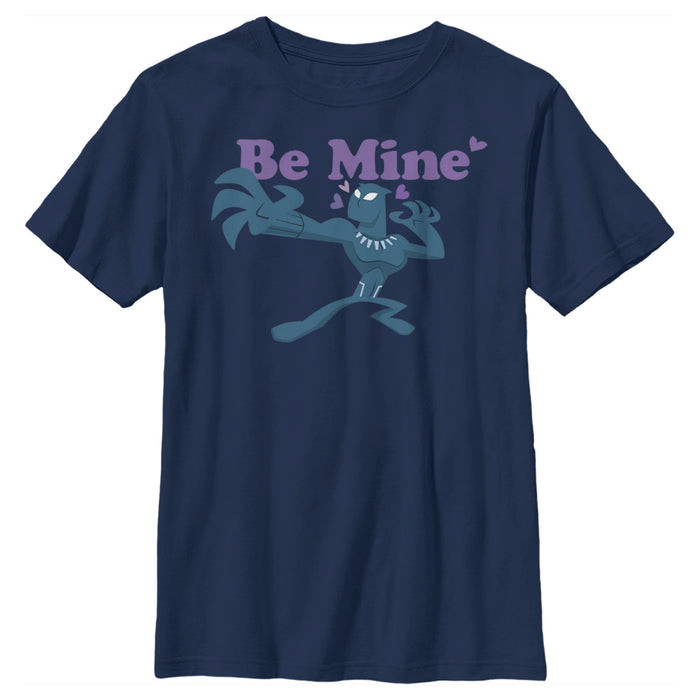 fifth sun Boy's Marvel Black Panther Be Mine T-Shirt