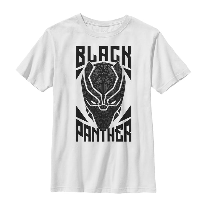 fifth sun Boy's Marvel Black Panther Decorative Mask T-Shirt