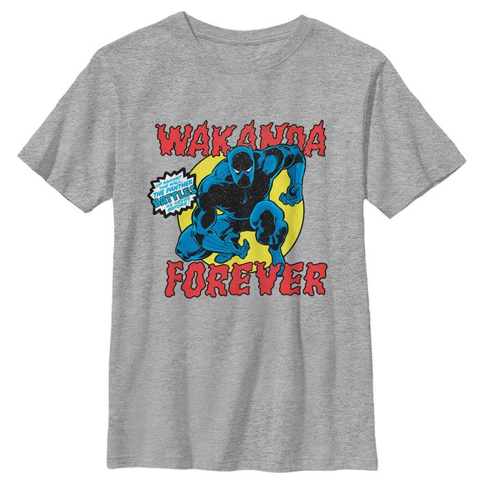 Fifth Sun Boy's Marvel Black Panther Retro Battle T-Shirt
