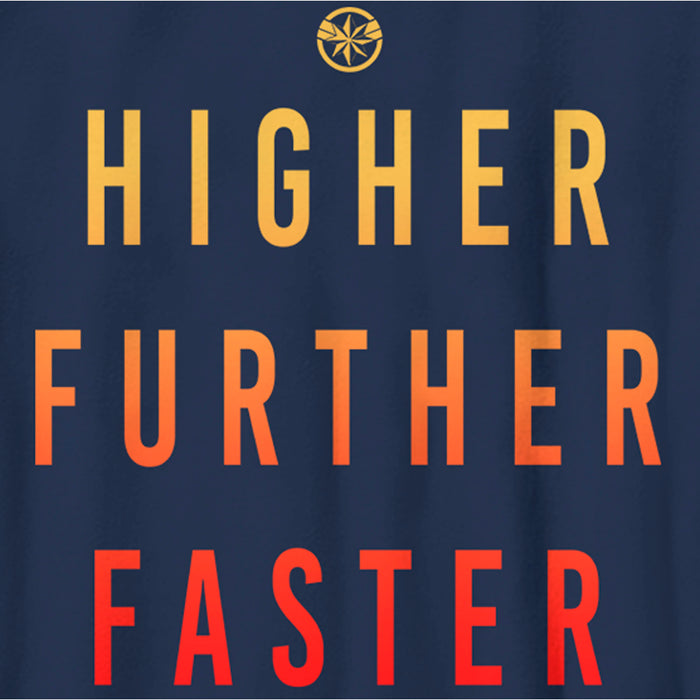 Fifth Sun Boy's Marvel Captain Marvel Higher Further Faster T-Shirt